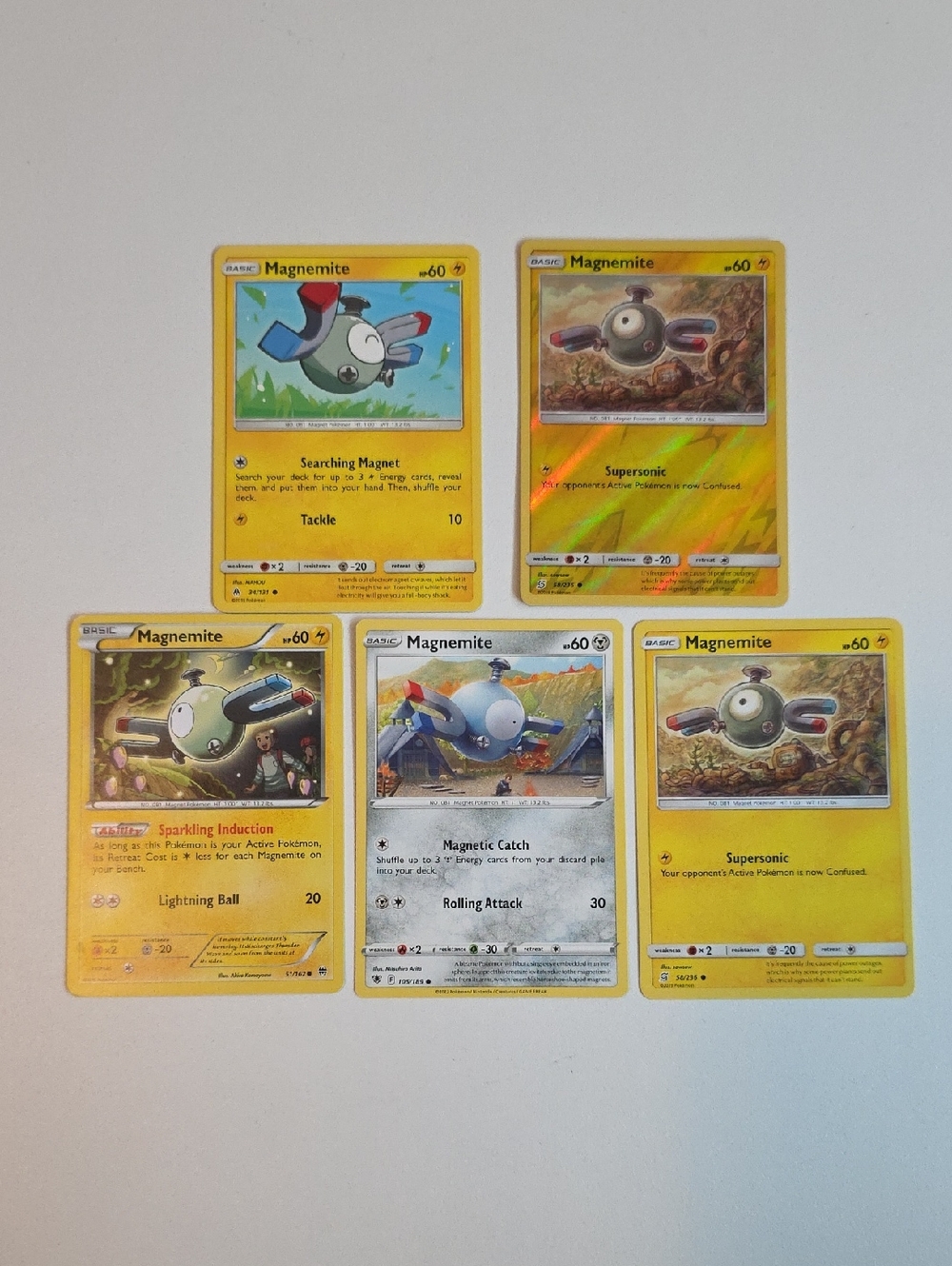 Pokemon Magnemite Card Set